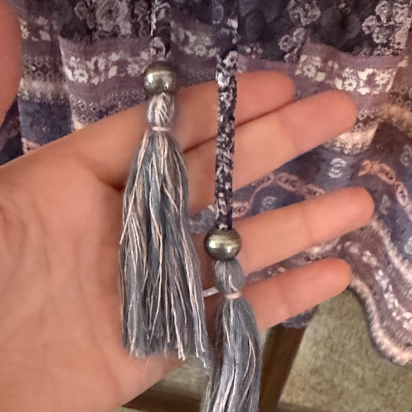 Knox‎ Rose Mauve and Lavender Boho Blouse - Picture 5 of 5